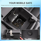 SZYANG Center Console Safe Organizer Compatible with 2023-2026 Chevy Colorado GMC Canyon Lock Box Console Safe Vault Replacement for 2023-2026 Chevy Colorado Accessories