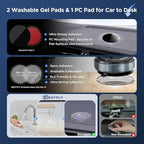 MSXTTLY Vacuum Magnetic Phone Holders for Your Car 2026 Suction Cup Phone Mount with Washable Nano Gel Pads 360° Adjustable Phone Mount,Travel Gifts, Car Phone Holder for Smartphone Car/Gym/Mirror
