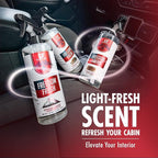 Premium Car Interior Cleaner Spray – Auto Cleaner for Headliner, Mats, Interior Vehicle Cleaning, Car Dashboard Cleaner Stain Remover, Restores Shine, Great Gift for Guys - Freedom Fresh Black Frost