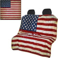 Car Seat Cover Towel Non Slip Back Seat Car Seat Towel Performance Microfiber Athletic Running Towel Washable Seat Cover for Gym Workout Sweat Outdoor Sport Beach Hiking Yoga (American Flag)