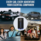 Smart Car Air Freshener: Revolutionary Smart Car Diffuser Vent Clip with 3 Exclusive 10 ml Fragrances (Black (Fresh Essence Collection))