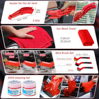 34PCS Car Detailing Brush Set, Car Detailing Kit, Car Detailing Brushes, Car Cleaning Kit, Car Windshield Cleaning Tool, Professional Car Care kit - Car Wash Brush kit for Interior Exterior Wheels