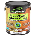 Eco-Tuff Finish Polyurethane Clear Coat — UV Resistant & Non-Toxic Wood Sealer — Clear Protective Water Based Sealant for Concrete Surface, Wood Floor, Cabinet, Countertop,Furniture — 1 Gallon — Matte