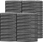 Tallew 50 Pcs Microfiber Towels:16"x16" Microfiber Drying Towels Bulk Micro Fiber Car Cleaning Cloth for Cars Drying Washing Polishing Office Windows Cleaning Household Supplies (Gray)