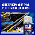 OZIUM® Air Freshener Odor Eliminator, 2oz Single Shot Total Air Refresh & Car Air Freshener – Original – 4 Pack