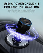 BlackVue DR770X-2CH II 512GB Dash Cam – Dual Full HD Front & Rear, Enhanced Visual Clarity, Fast Boot, USB-C Install, Effortless Video Playback via Wi-Fi, Cloud Remote Access, Smart Parking Mode
