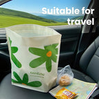 Disposable Car Garbage Bin Bags 60 PCS, Leak-proof Cleaning and Vomit Bags, Recycled HDPE, Easy Stick-On and Stand Design, Disposable Small Garbage Bags
