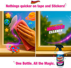 Abracadabra® Contractor Strength Wonder Cleaner- As Seen on TV- 16 fl oz- Gunk & Build Up Remover- Removes Tar, Adhesives, Gum, Stickers, Sap, Oils & More on Most Surfaces- Better Stronger Faster-3 pk