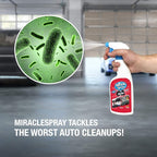 MiracleSpray All-Purpose Car Interior Cleaner – MiracleSpray for Dashboard, Leather Seats, Carpet & Upholstery – Powerful Automotive Detailing Spray – Safe on Vinyl, Plastic & Trim