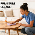 Carpet & Upholstery Cleaner 5-Piece Set, Fast Action Stain Remover for Furniture, Fabric, Sofa, Car Seats & Clothes - Includes Brush and Towel - Safe for Kids and Pets, Includes Brush & Towel