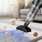 Car Vacuum Portable Cordless with 18000Pa Suction, 4 in 1 Air Duster & Mini Vacuum Cleaner High Power Foldable Rechargeable, Brushless Motor Airify Pro Car Vacuum for Home Office Pet Hair