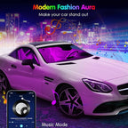 Interior Car Lights Keepsmile Car Accessories APP Control with Remote Music Sync Color Change RGB Under Dash Lighting with Charger 12V LED Lights Running Board Lights