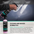 Malco Showroom Shine Spray Car Wax and Instant Detailer - Best Car Wax Spray for Professional Finish/Easy to Use Instant Detailer/Cleans and Waxes Painted Surfaces, Metal and Glass (110401)