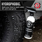 Adam's Polishes Graphene Tire Dressing - Deep Black Finish W/Graphene Non Greasy Car Detailing | Use W/Tire Applicator After Tire Cleaner & Wheel Cleaner | Ceramic Coating Like Tire Protection (16oz)