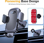 Romuto Phone Holders for Your Car Phone Holder Mount【Super Suction】Cell Phone Mount for Car Accessories for Women Men Windshield/Vent/Dash Truck Stand Desk Mount Clamp Holder for iPhone Samsung Camera