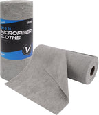 VIKING Microfiber Cleaning Cloth Roll, Reusable and Tear Away Microfiber Towels for House, Home, Garage, Car Cleaning Kit and Car Detailing Kit, 50 Pack, Grey, 12 inch x 12 inch