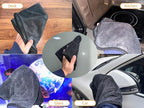 Shiny Wipes Shower Cleaning Cloth,3Pcs Microfiber Car Drying Towel,Car Cleaning Cloth,The Thinywipe for Cleaning. (15.74 * 23.62INCH)