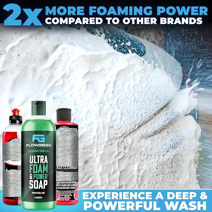 Ultra Foam & Power Foaming Car Wash Soap