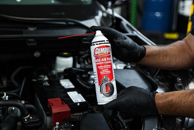 Gumout 540041 Professional Formula Mass Air Flow Sensor Cleaner Spray, 11 oz – Safely Cleans Delicate MAF Sensors to Improve Engine Performance, Restore Power, Reduce Hesitation and Boost Fuel Economy