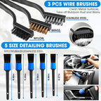 25PCS Car Cleaning Kit, Car Detailing Kit Interior with High Power Handheld Vacuum Cleaner, Windshield Cleaner, Cleaning Gel, Professional Auto Accessories for Men, Women