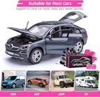34PCS Car Detailing Brush Set, Car Detailing Kit, Car Detailing Brushes, Car Cleaning Kit, Professional Car Care kit - Car Wash Brush kit for Interior Exterior Wheels, Pink Car Accessories for Women