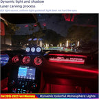 Ambient Light Kit for Ford Mustang S550 (2015-2023) | 256 Color Dash Glow Panel, 3 Turbine Vents, 2 Footwell Lights | Touch Control | Plug & Play