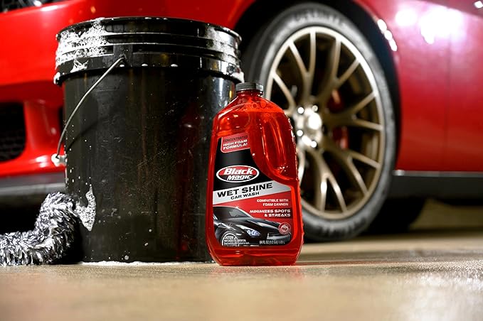 Black Magic 5071496 Wet Shine Exterior Car Wash - 64 oz.
