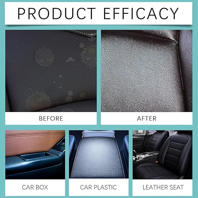 Plastic Clarify Tire Shine, Plastic Clarify For Cars, Car Trim & Plastic Restorer for Refreshing FadedPlastic, Exteriors & Interior Detailer Spray, Plastic Rubber Leather Restorer For Cars (2PCS)