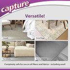 Capture Carpet & Rug Dry Cleaner w/Resealable lid - Home, Car, Dogs & Cats Pet Carpet Cleaner Solution - Strength Odor Eliminator, Stains Spot Remover, Non Liquid & No Harsh Chemical (8 Pound)