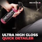 Nexgen Quick Detail Spray (8oz) - Ultimate Spot Cleaner & Ceramic Coating Maintenance - Instant Car Detailing for Freshly Waxed Shine - Car Cleaning Supplies - Protects & Extends Paint Lifespan
