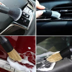 7PCS Car Beauty Brush Set, Cleaning Brushes for Car Interior or Exterior, Dust Removal and Cleaning Tools, Suitable for Logos, Vents, Wheels, Leather Seats