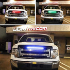 iJDMTOY 20 inches 48-LED RGB 7-Color LED Knight Rider Scanner Lighting Bars Compatible with Car Truck SUV Interior or Exterior Decoration