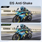 Motorcycle Dash Cam Front and Rear, Dual 1080p Dash Cam for Motorcycle with 64GB SD Card IP67 Waterproof, Loop Recording 24H Parking Monitor Night Vision with App Control Max Support 128 GB