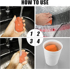 X AUTOHAUX Car Clay Bar Wash Mud Orange 100g Detailing Cleaning Polishing Tool for Cleaning Cars RV Boats Bus Coating