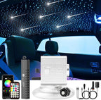 CHINLY Starlight Headliner Kit - Star Lights for Car Ceiling, 500pcs Fiber Optic Lights (0.03in+0.04in+0.06in) 13.1ft