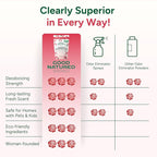 Good Natured Brand | Carpet Freshener & Deodorizer Powder | 31 oz Pet Odor Eliminator for Strong Odor & Pet Urine | Fresh Natural Rose Garden Scent | Safe for Homes with Pets