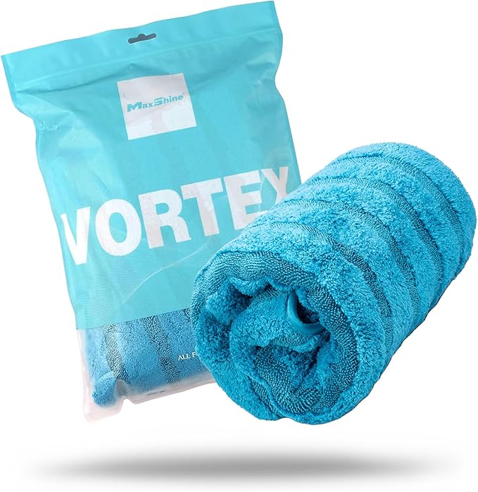Maxshine 24" x 36" Universal Vortex Towel – Ultra-Absorbent, Fast-Drying Microfiber for Car Wash & Detailing – Lint-Free, Durable, and Streak-Free for a Long-Lasting Shine