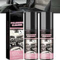 Polishing Cleaner for Car Interior Detailing,100ml Interior Protectant Car Detailing Spray,Waterless Spray Wax,Polishing Cleaner Detailer Spray,for Rubber,Leather (2PCS)