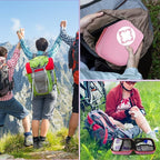 Car-Home Survival First-Aid Kit Emergency-Kit - Pink 273Piece Equipment Travel Supplies First Aid Set Home Essentials Camping Hiking YIDERBO