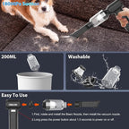 Electric Air Duster 150000RPM Super Power Handheld Cordless Mini Blower Vacuums Rechargeable Brushless Motor 10Gear Adjustable Portable Dust Blower for Pc Computer Keyboard Outdoor House Car Cleaning