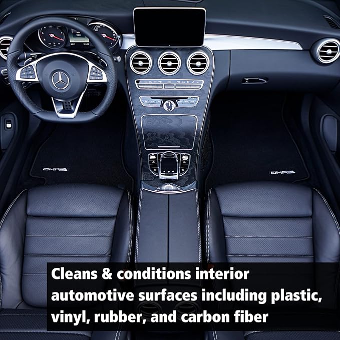 Invisible Glass 92024-6PK Power Clean Automotive Interior Detailer Cleaner Protectant and Conditioner to Restore Interior Surfaces Prevent Fading – 22 fl oz (Pack of 6)