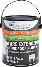 Dicor RP-SELRC-1 Signature Extended Life EPDM Rubber Roof Coating - White, 1 Gallon Can