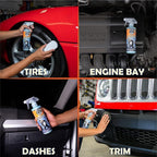 Chemical Guys TVD11316 Tire Kicker Sprayable Extra Glossy Tire Shine (Works on Rubber, Vinyl & Plastic) Safe for Cars, Trucks, Motorcycles, RVs & More, 16 fl oz (Pack of 2)