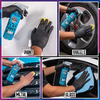 Chemical Guys Clay Bar Kit - Complete System - Clay Bar and Luber Combo with Accessories for Smooth Paint Finish - Removes Embedded Dirt, Overspray, and Fallout - 6 Item Kit