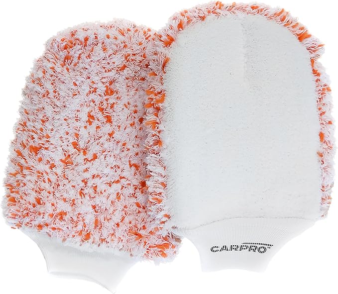 CARPRO WheelsMitt - Car Wheel, Tire & Plastic Cleaning Car Wash Mitt Sponge Tool Glove, for Foam Gun, Foam Cannon, Other Cleaning Supplies (1 Glove)