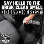 Chemical Guys Black Frost Air Freshener and Odor Eliminator, 16 fl oz Spray with 3 Pack of Hanging Air Fresheners (Great for Cars, Trucks, SUVs, RVs, Home, Office, Dorm Room & More) - HOL432