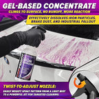 Iron Remover Car Detailing – Iron Decon Spray, Pulls Out Brake Dust, Rust & Fallout - Contaminant Removal for Car Paint & Wheels, pH Neutral Formula - 128 fl. oz.
