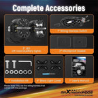 maXpeedingrods 3.5 Inch LED Off Road Lights 160W 19200LM, Auxiliary Fog Light Spot, 7 RGB Colors for Ambient, 270°Side Shooter Wide Range, Light Bar for Jeep SUV Pickup ATV with Black Covers