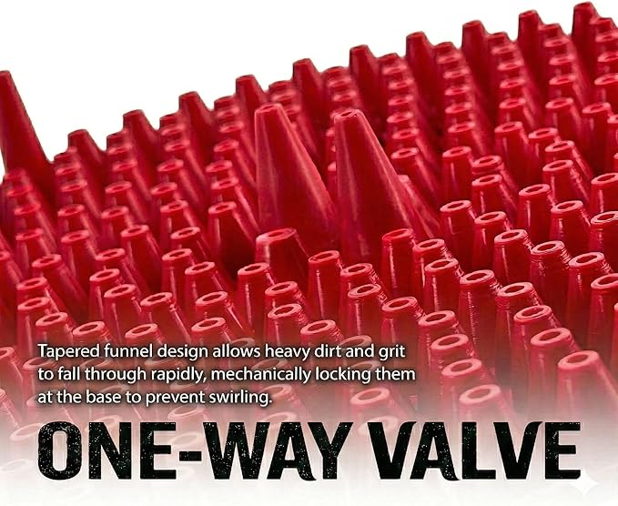 10.4" Heavy Duty Grit Trap (2-Pack) & Wash Mitt Kit - Premium Car Wash Bucket Filter Insert, Dirt Separator, Fits 3.5-5 Gallon (Red Kit)