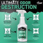 Pet Odor Eliminator for Home, Odor Eliminator Spray 32 oz, Fresh Scent Odor Neutralizer for Fabric, Carpet, Upholstery, Furniture, Bathroom & Car